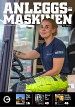 Bilde av forsiden på tidsskriftet Anleggsmaskinen